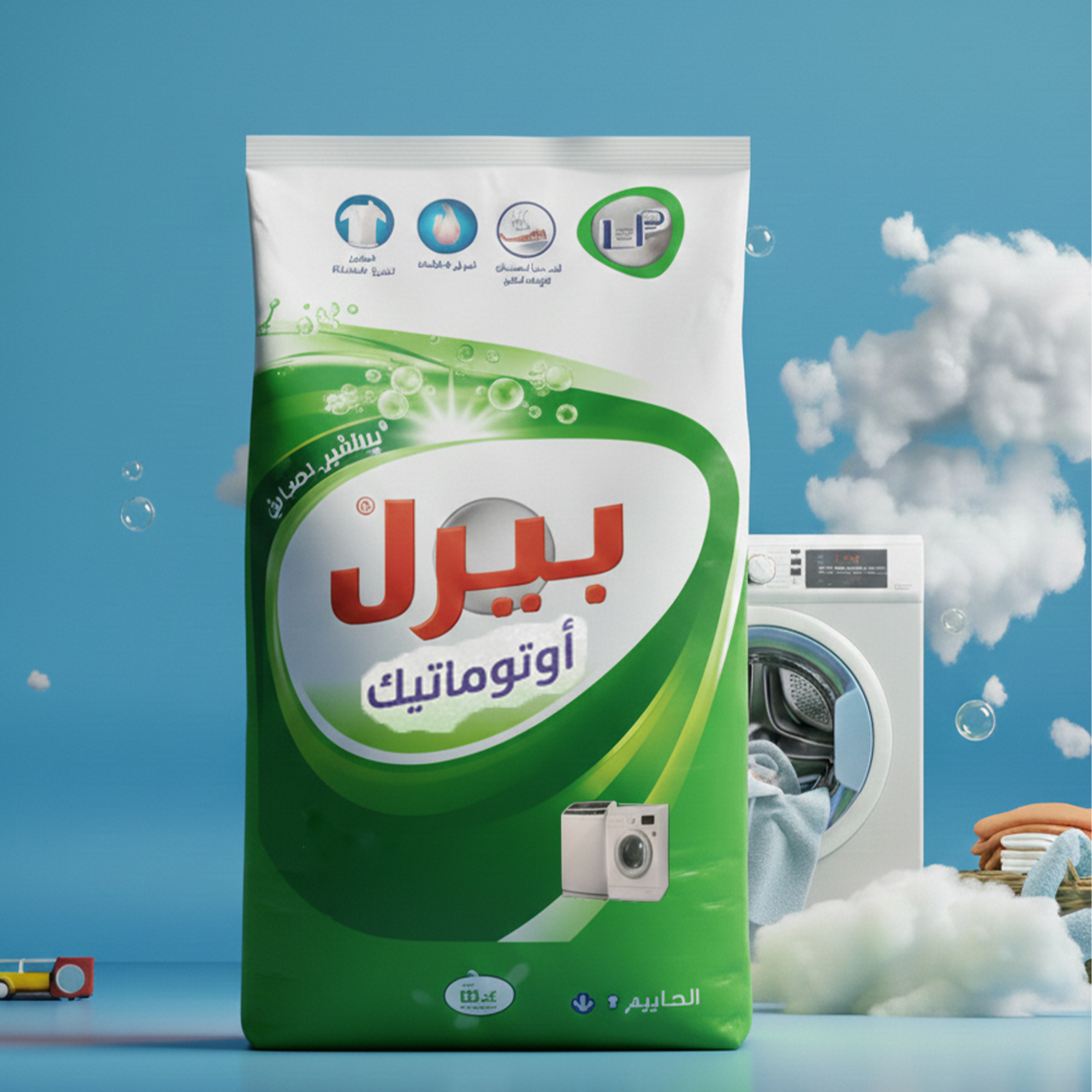 مسحوق غسيل بيرل – أوتوماتيك 25 كجم